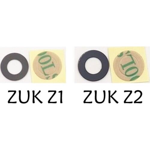 1pcs/lot Back Rear camera glass lens cover + adhesive glue tape For Lenovo ZUK Z1 Zuk z2