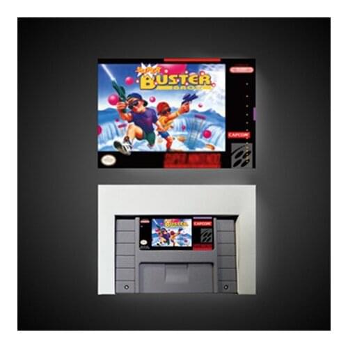 Super Buster Bros - Action Game Card US Version with Retail Box