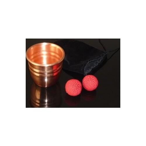 Super Copper Chop Cup (Diamter 7cm) - Magic Tricks Cup And Balls Close Up Magic Props Magnetic Magic Tricks Magia Toys Classic