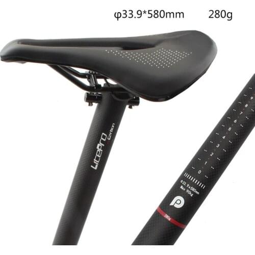 LP litepro 33.9mm*580mm Carbon fiber seatpost seats tubes ultralight seat tube SP8 popular