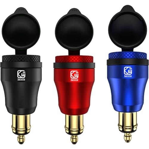 Waterproof European plug Motorbike 12V 24V QC3.0 USB Type C Power Adapter Charger