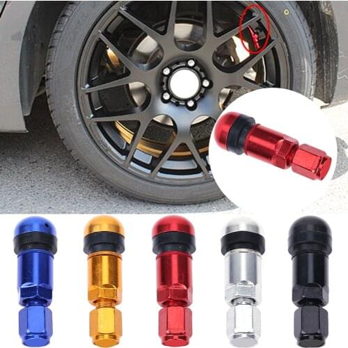 VODOOL 4Pcs Aluminum Alloy Metal Car Tire Valve Stem Caps Titanium Spare Tire Covers For Auto Cars Motorcycle Tyre Stem Air Caps