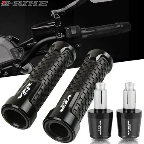 For Honda VFR1200 VFR1200F VFR 1200 2010-2016 2011 2012 2013 Motorcycle Handlebar Grips Ends 7/8" 22mm Handle Bar End Plug Caps