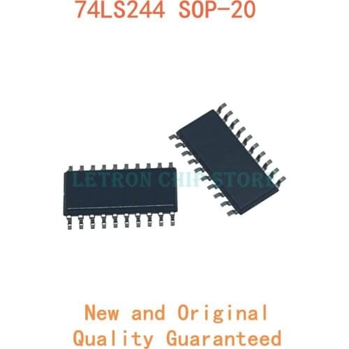 10PCS 74LS244 SOP-20 SN74LS244NSR LS244 SOP20 5.2MM SOIC-20 SOIC20 SMD new and original IC Chipset