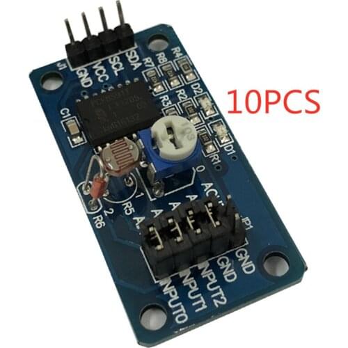 10PCS NEW PCF8591 module AD/DA conversion analog/digital to analog conversion temperature illumination acquisition DuPont line