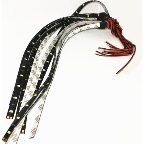 100PCS High Power Daytime Running Light Strip Light Car Flexible LED 30cm Strip Light Decorative Car DRL 15SMD Waterproof LED