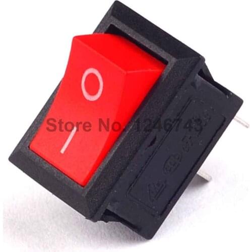 5PCS KCD1-101 Push Button Mini Switch KCD117 2Pin Snap-in On/Off Rocker Switch