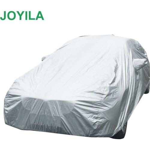 Joyila snowproof car covers outdoor sun protection cover for car reflector dust UV protective hatchback full car cover