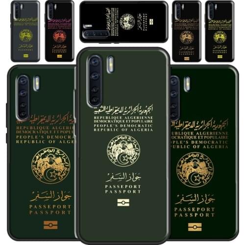 Algerian Passport Retro Case For OPPO A31 A53 A5 A9 2020 A52 A72 A83 A91 A93 A15 A3S A5S A1K Reno2 Z Phone Cover