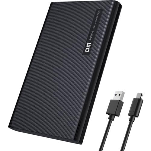 DM HDD Case 2.5 inch SATA to USB 3.0 Type C Gen 2 Case Tool Free HD004