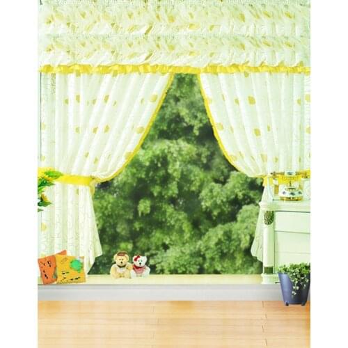 Wooden Floor Living Room Curtain Photography Backdrops Photo Props Studio Background 5x7ft