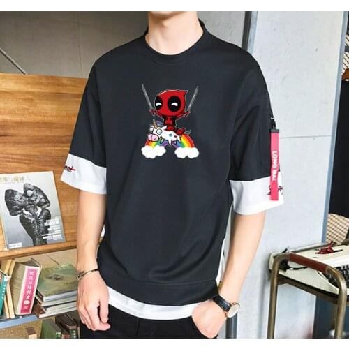 Anime Cartoon Super Hero T-shirt Unisex Manga Streetwear T-shirt Casual Short Sleeve Teenagers Cartoon t Shirt
