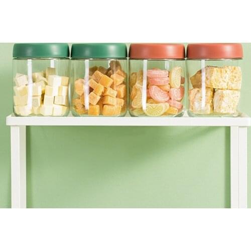 Sealed jar glass food preservation box storage jar homemade yogurt bottle snack moisture-proof tin complementary food jar set