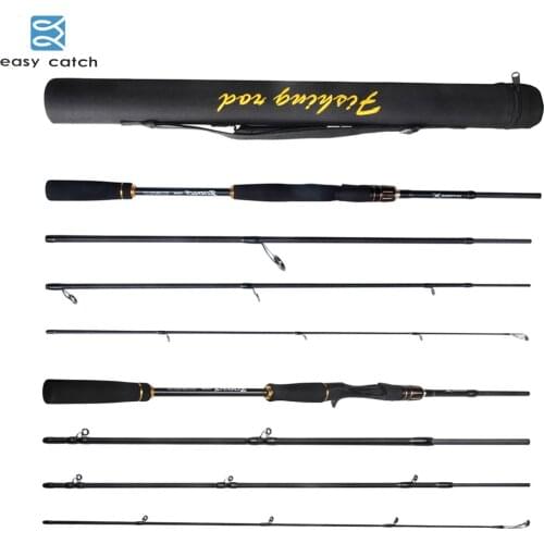 EASY CATCH Carbon Fishing lure Rod M Power casting Spinning rod for for fishing tackle with bag