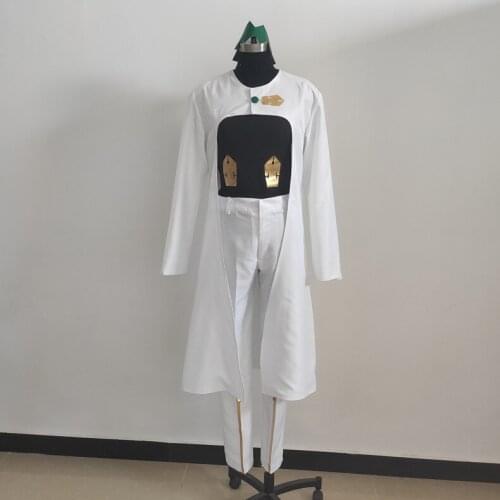 Anime JoJos Bizarre Adventure Rohan Kishibe Cosplay Costume Halloween Party Fancy Suit Role Playing Costumes for Men Adult