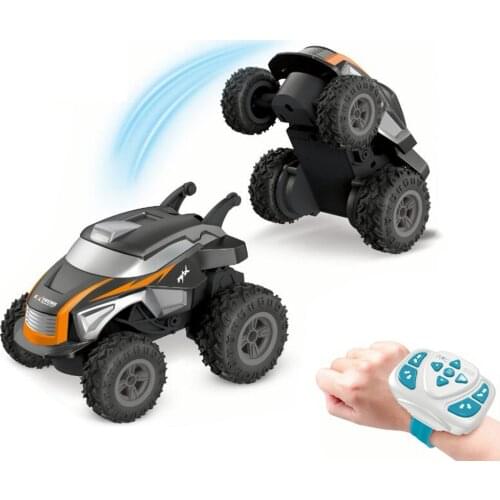 KaKBeir 2,4G Mini RC Taumeln Stunt-Auto Uhr Wireless Sensing Control Off-road Racing 360 Grad Elektronische Nette auto Kinder