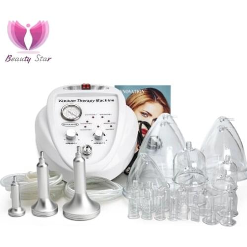 Beauty Star Breast Enlargement Pump Vacuum Therapy Massage Machine Lifting Breast Enhancer Massager Cup Body Shaping Beauty