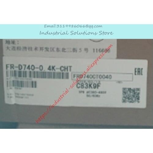 Input 3PH 380V Output 3PH Inverter FR-D740-0.4K-CHT 380~480V 1.2A 400W 0.4KW 0.2~400Hz 1.2A New Original