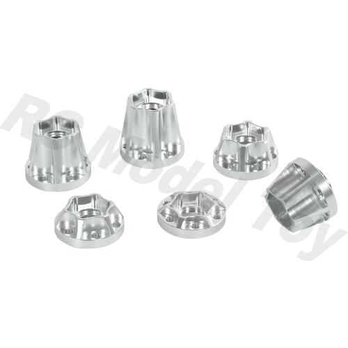 2pcs Aluminum Alloy 12mm Wheel Hex Hub for 1/10 RC Crawler 1.9 2.2 Wheel Rim Axial SCX10 Traxxas TRX4 D90