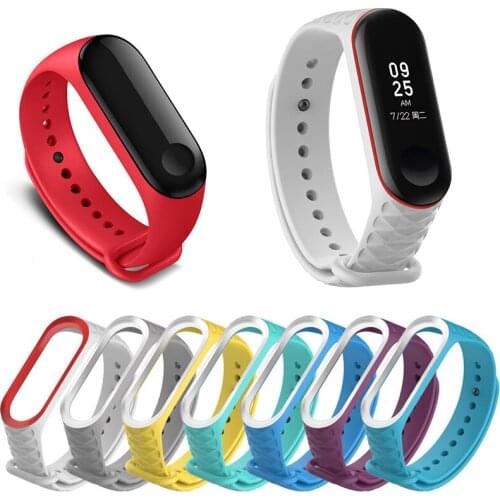 Colorful New Replacement Silicone Wrist Strap Watch Band For Xiaomi MI Band 4 3 Smart Bracelet New Watch Strap Smart Accessories
