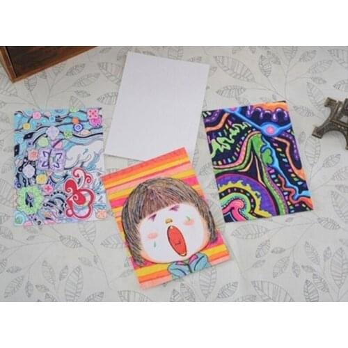 20pcs/lot Cute Black White Kraft Paper Memo Pad Note Pads Colored Words Leave Message Cards Planner Stickers for Students Gifts