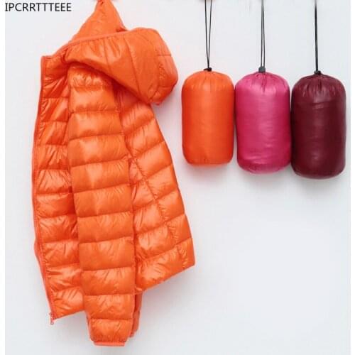 Lightweight Padded Jackets Womens Jackets Spring 2021 Hooded Ultralight Quilted Coat for Warm Winter Down Coats Light Puffer