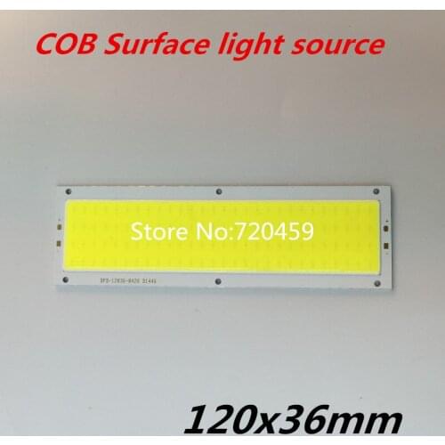 LED surface emitting COB light strip lamp lamp panel DC12-14V of integrated lamp strip surface plate 120x36mm