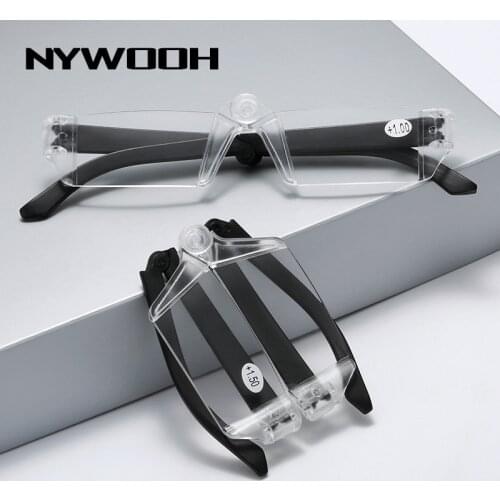 NYWOOH Rotating Folding Reading Glasses Women Men Portable Presbyopia Eyeglasses Reader Hyperopia Eyewear Diopter +1.0 1.5 3.5