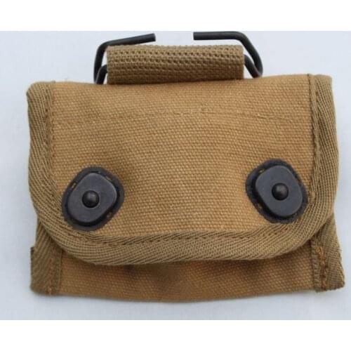 WWII WW2 US ARMY LENSATIC COMPASS POUCH BAG Soldier Military