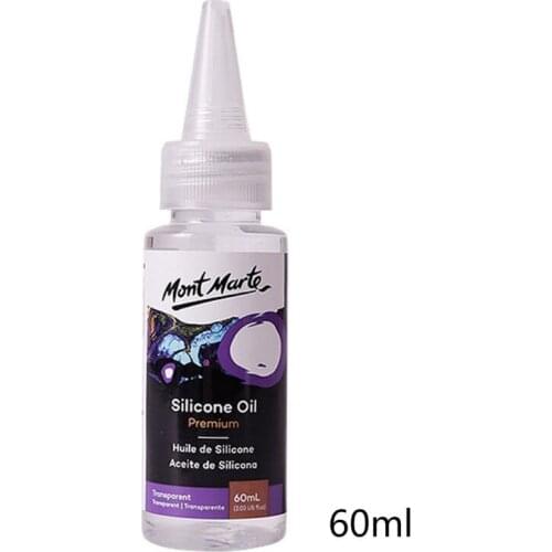 1Pc 60ML Pigment Acrylic Paint Pouring Medium Silicone Oil For Artist DIY Art Supply