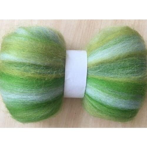100g 150g 200g 300g 500g 50g/bag Wool Fiber for felting African Fabrics mix color Wool Roving Doll Needlework Felt DIY 70s