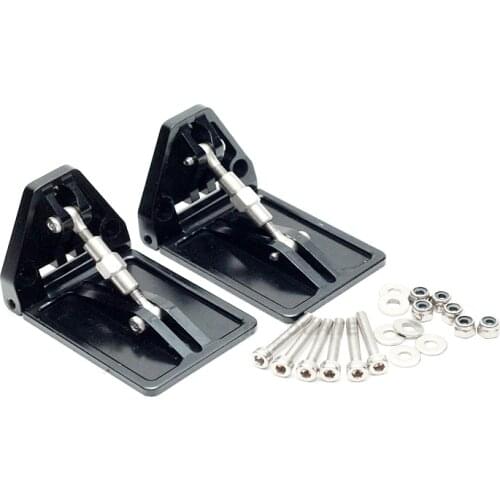 2Pcs 55*38*35mm Black Trim Flaps Used To Lower Bow and Reduce Resistance Spare Parts for RC Boat Model