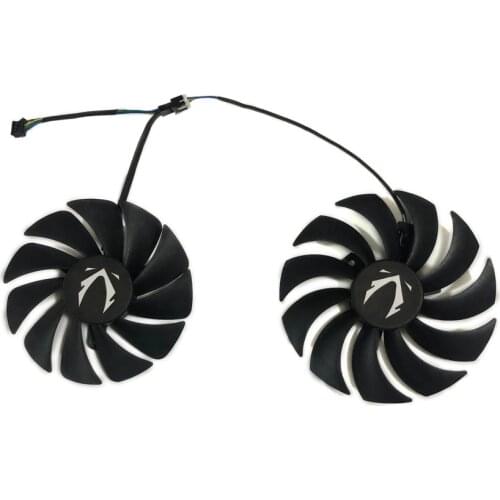 2pcs/Set CF9015H12S CF1010U12S GPU VGA Cooler Dual Fan For ZOTAC GAMING RTX 3060 Ti AMP White 3070 White Edition LHR Cooling