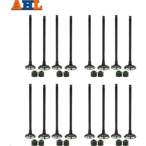 AHL 8 pairs Intake Exhaust Valve Kit Valve Stem Seals For YAMAHA FZR250R 1989-1994 FZX250 ZEAL250 1991-1992 (8 intake&8 exhaust)
