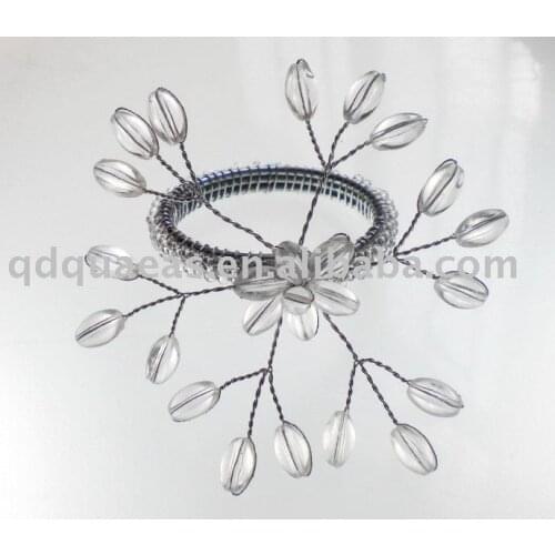 Aliexpress acrylic napking ring with polybag