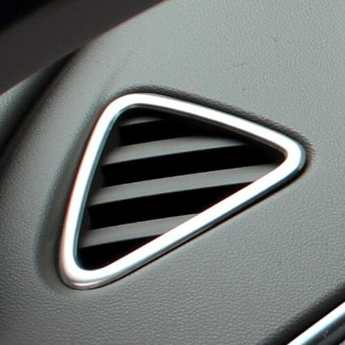 Car Front Panel Air Outlet Protection Frame Car Interior Stainless Steel Decorative Stickers Suitable for Chevrolet Malibu XL