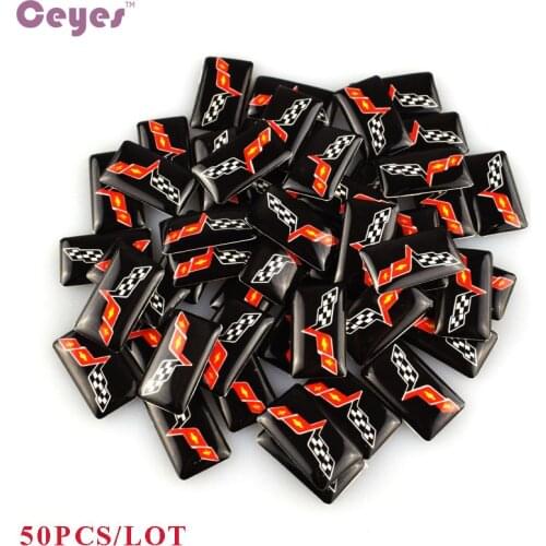 CEYES Car-Styling Sport Wheel Badge Emblem Auto Decals Logo Case For Chevrolet Colorado Cruze Spark Captiva Corvette Car Sticker