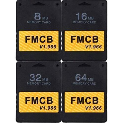 Memory Card Free McBoot v1.966 8MB/16MB/32MB/64MB Consolas Extended Card forSonyPS2 Playstation FMCB Game Saver