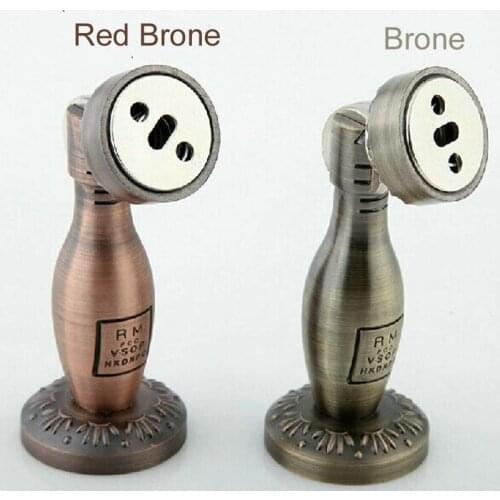 1 piece 2016 new Fashion Europe style zinc alloy door stopper classical bronze door stops strong magnetism