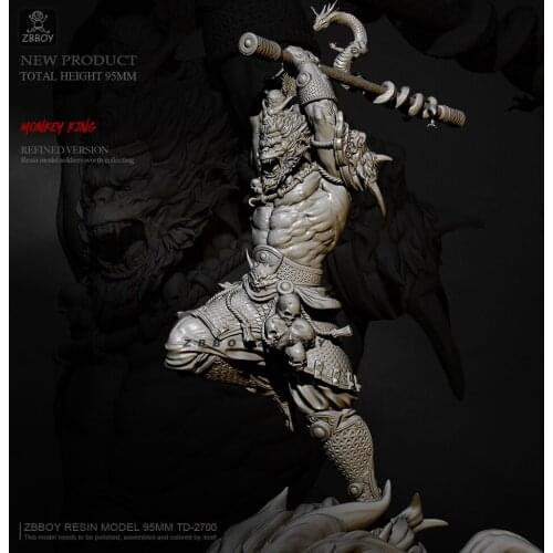 H75mm 1/24 Resin figure model kits DIY toy self-assembled TD-2700