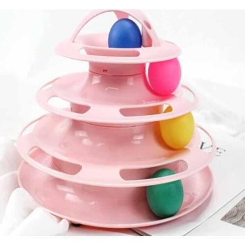 Cat toy pet supplies cat interactive game disc toy four-layer cat turntable