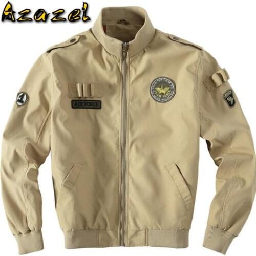 US Style Military Mens Coat and Jackets Safari Casual Mens Tactical Jackets Coats Air Force Mans Bomber Jackets XXXXL 2019 A646