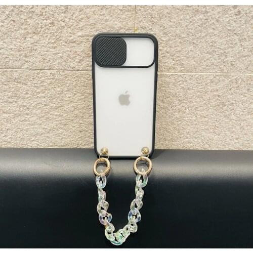 Push-Pull Lens Crystal Charm Phone Case For iPhone12 Mini 11Pro XSMAX 78PLUS SE2020 Cover XR Skinny Shell Body Protection