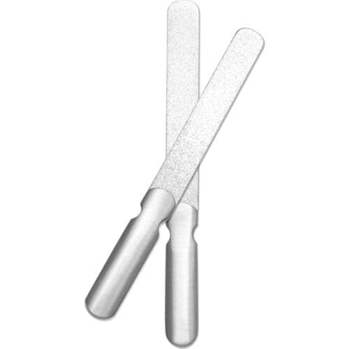 1pc Nail File Set Stainless Steel Round Head Professional Metal Manicure Pedicure Tools Woman Toenail Beauty Dead Stubborn Skin