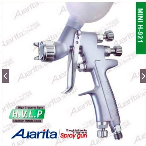 Auarita h921 Pistol Spray Gun HVLP Mini 1.0 1.2 nozzle 250ml Untuk Cat Mobil