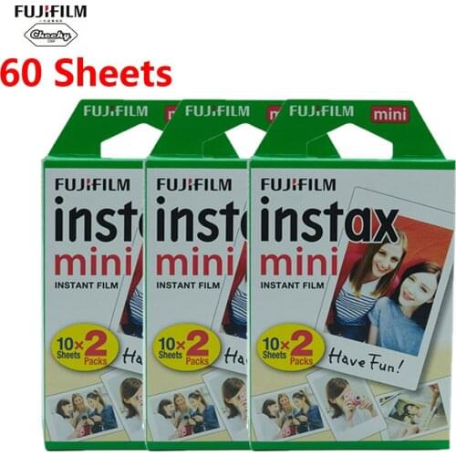 10 20 40 60 sheets Fujifilm instax mini 9 film white Edge 3 Inch wide film for Instant Camera mini 8 7s 25 50s 90 Photo Paper