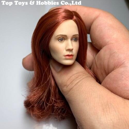In Stock 1/6 scale women Head Carving Gwyneth Paltrow Pepper Potts Head Sculpt Fit 12inch Female Figure Toys