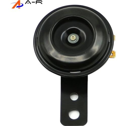 DC 6V 105dB Waterproof Black Mount Siren Electric Horn For Vehicle car truck SUV motorcycle yacht boat off road vehicle Bus