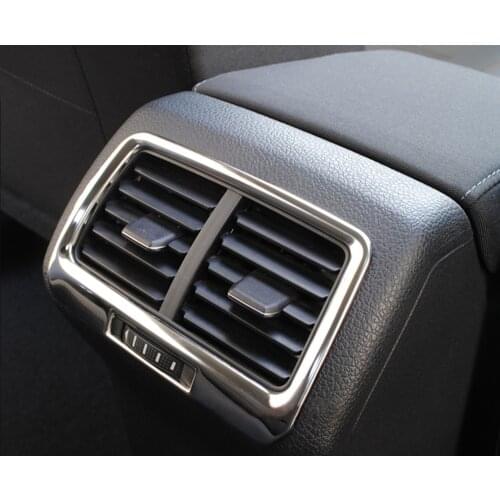 Car-Styling Stainless steel exhaust outlet rear modification decorative sequins box For Volkswagen VW Golf 7 MK7 Accessories