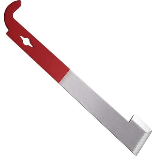 27cm Beekeeping Steel J Shape J-type Tool Curved Tail Red Hook Bee Beekeeping Tools Scraper Multifunctional Hive Z4S7